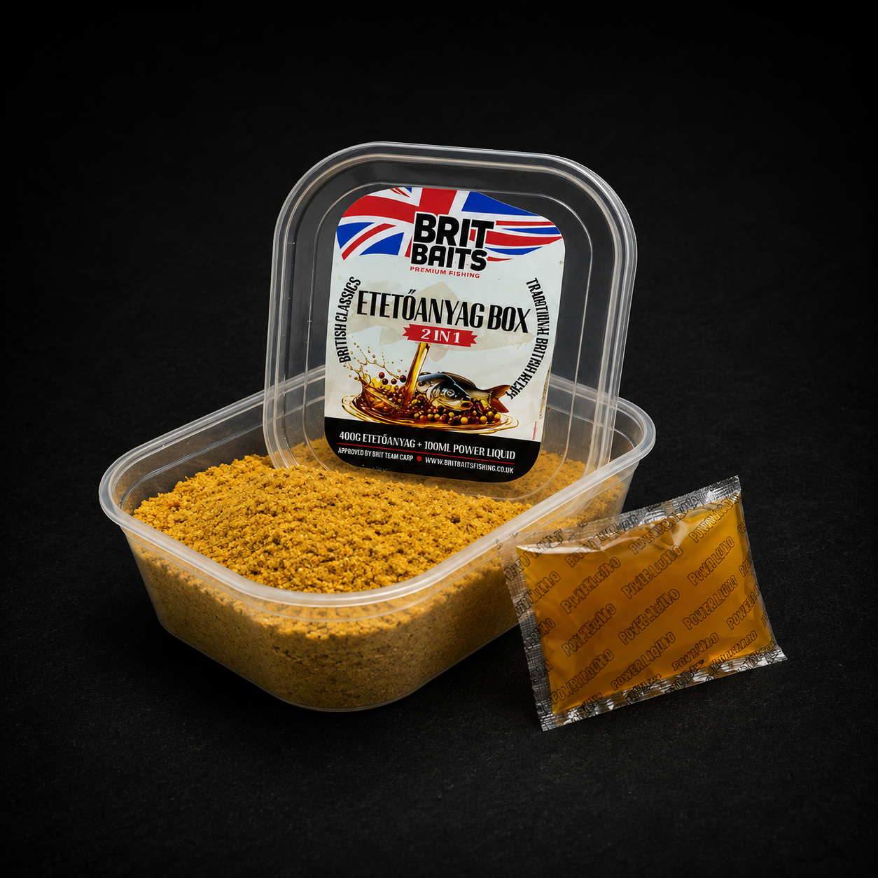 BritBaits Pellets Yellow 400g + Gel 110ml Banana & Pineapple